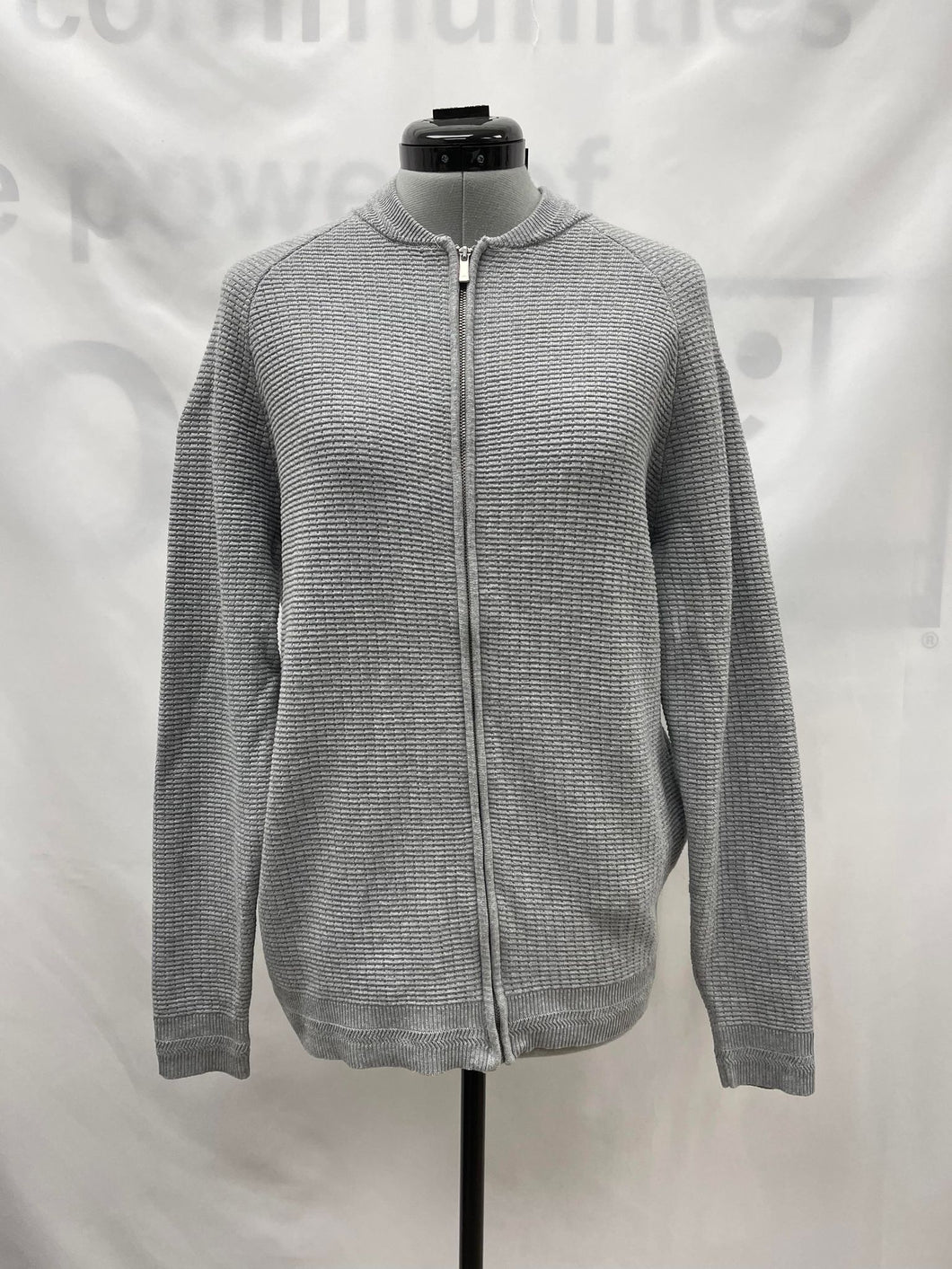 Women's Zara Long Sleeve Zip Up Sweater, Medium