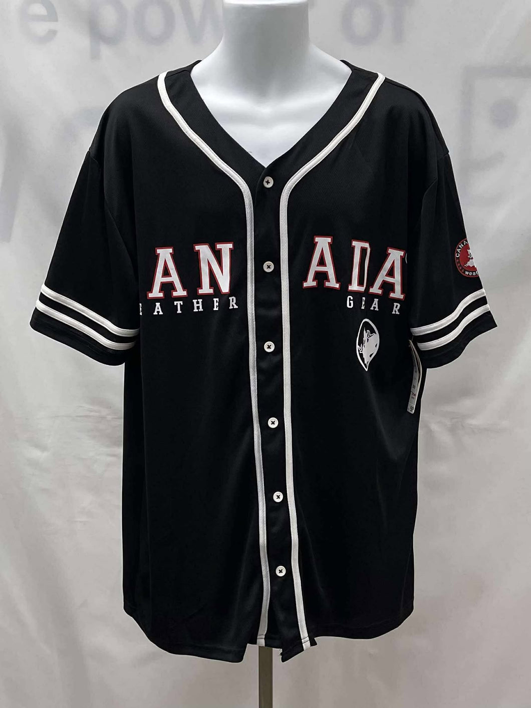 Men's Canada Weather Gear Short Sleeve Jersey, Extra Large