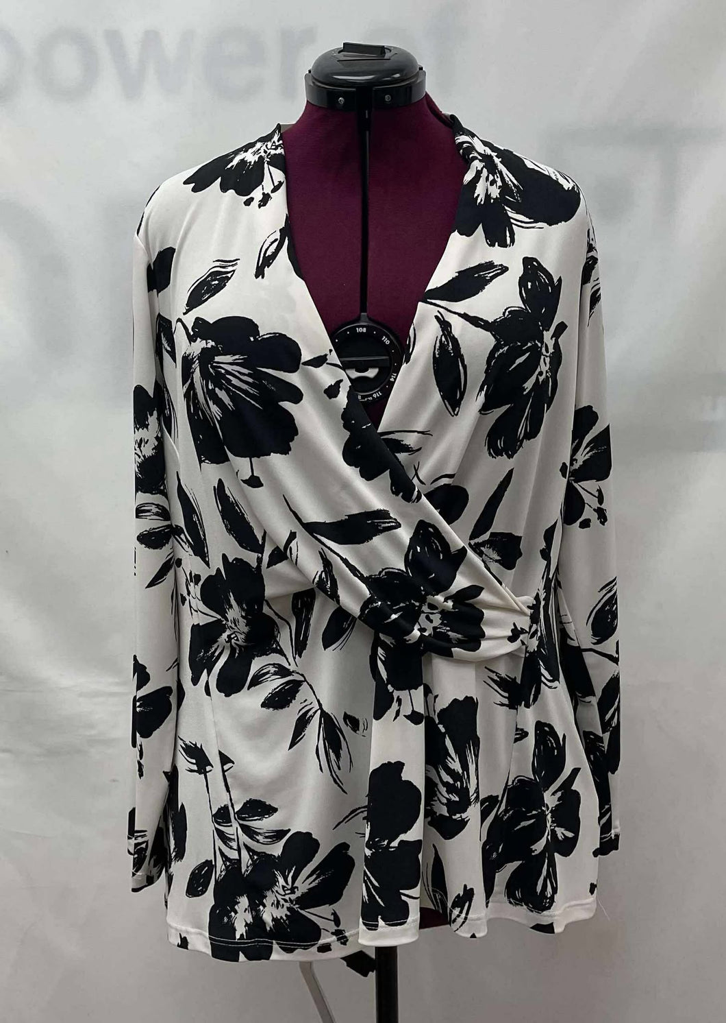 Women's Laura Long Sleeve Top, 2X