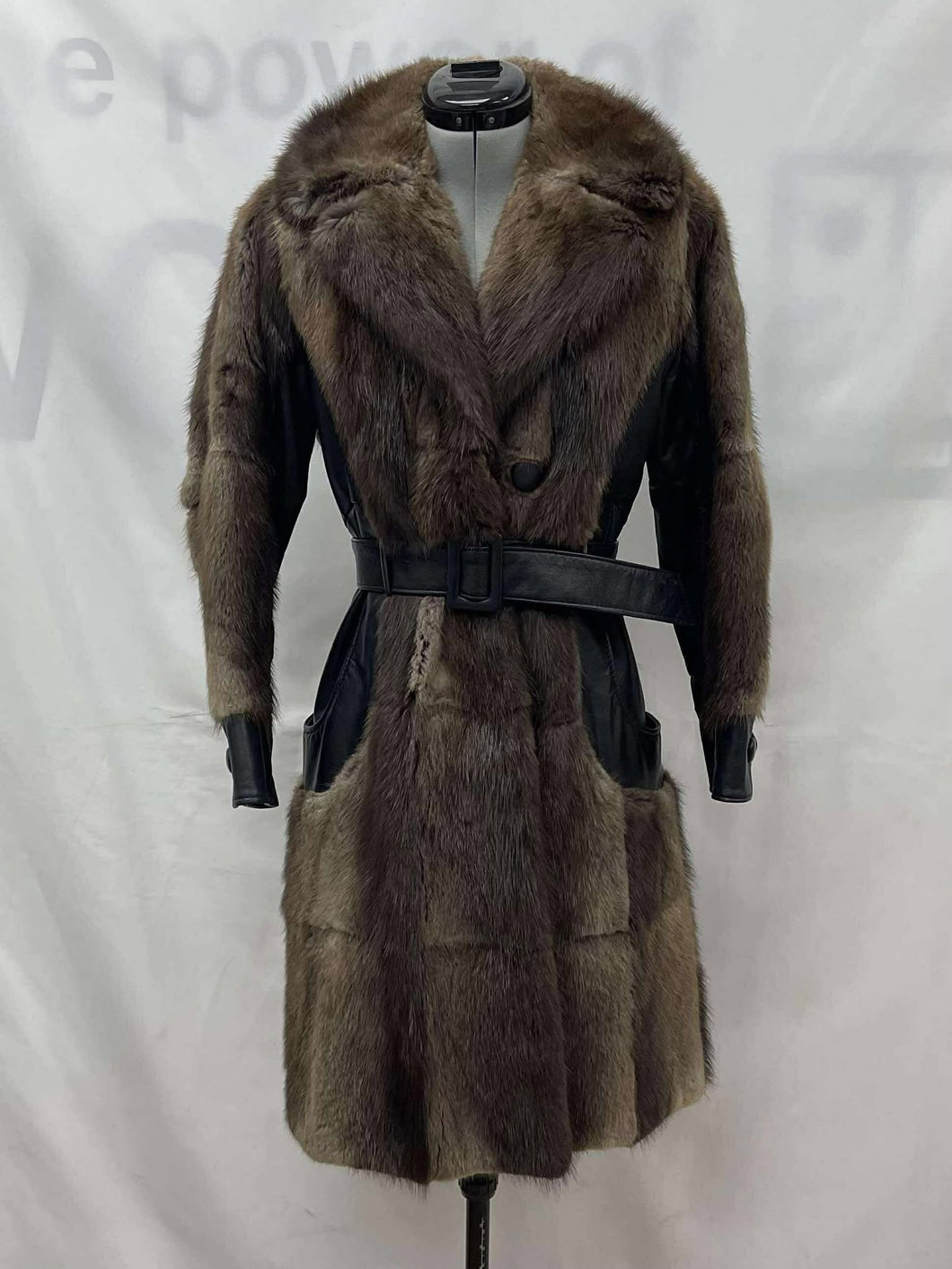 Women's Vintage Arpin Fur Coat, Small
