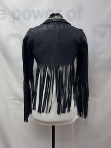 Women's Kate Moss Leather Jacket, Small