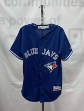 Load image into Gallery viewer, Children&#39;s Majestic Short Sleeve Blue Jays Jersey, 10/12
