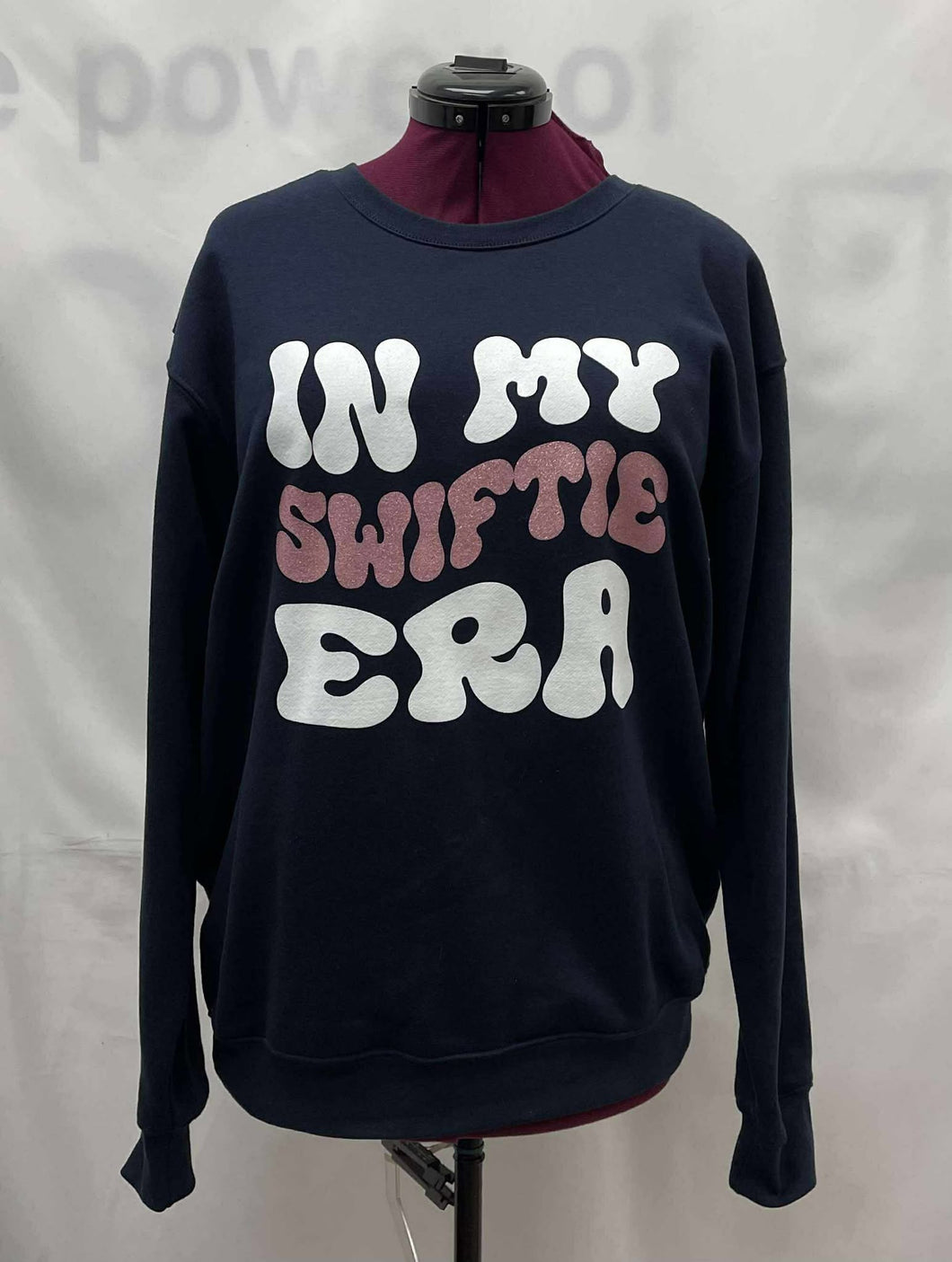 Women's Lock the Label Long Sleeve Sweater, Large