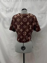 Load image into Gallery viewer, Women's Louise Vuitton Short Sleeve Top, Medium
