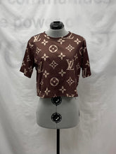 Load image into Gallery viewer, Women's Louise Vuitton Short Sleeve Top, Medium
