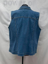 Load image into Gallery viewer, Women's Christopher &amp; Banks Denim Vest, 3XL

