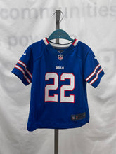 Load image into Gallery viewer, Youth's #22 Buffalo Bills Short Sleeve Jersey, 4T
