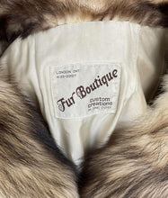 Load image into Gallery viewer, Women's Vintage "Fur Boutique" Fur Coat, Small
